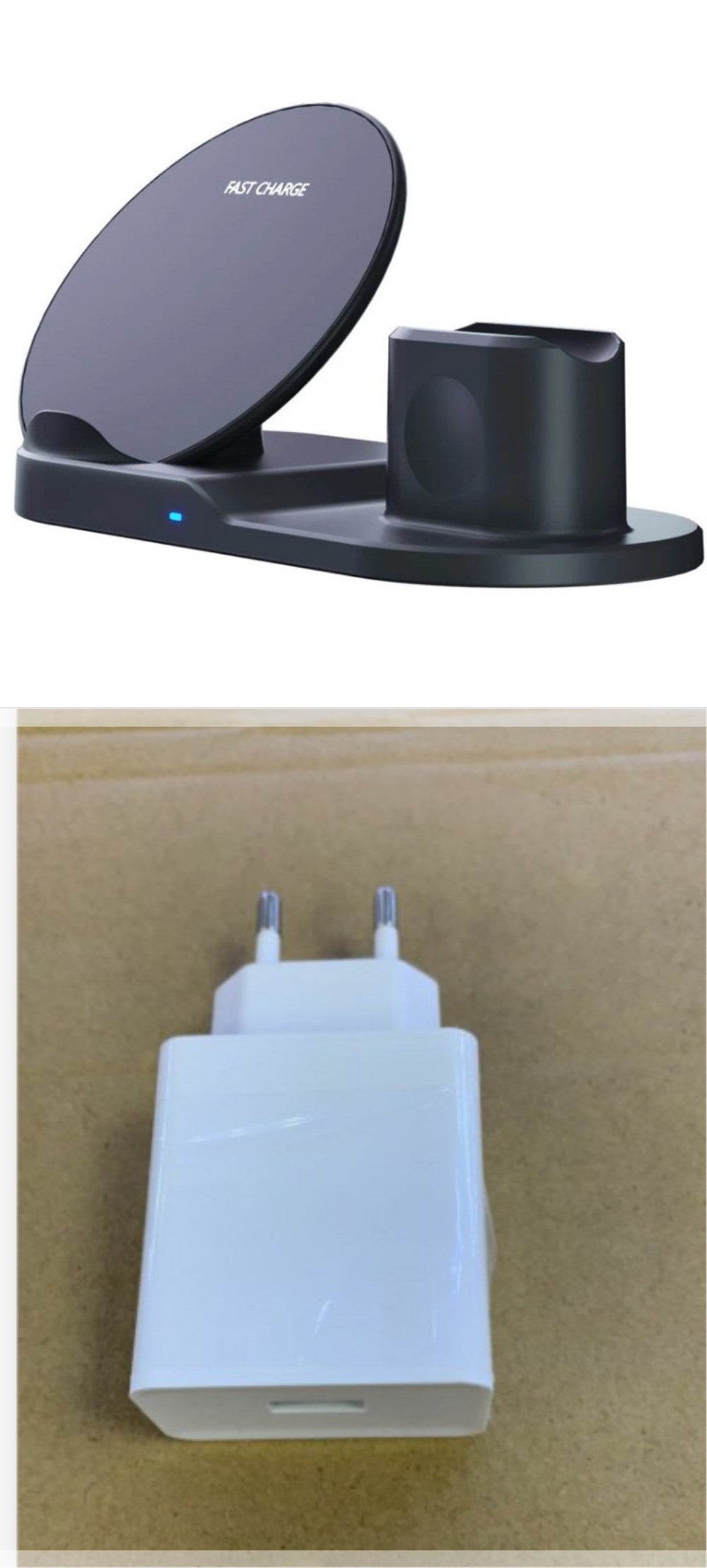 Chargeur sans fil trois en un