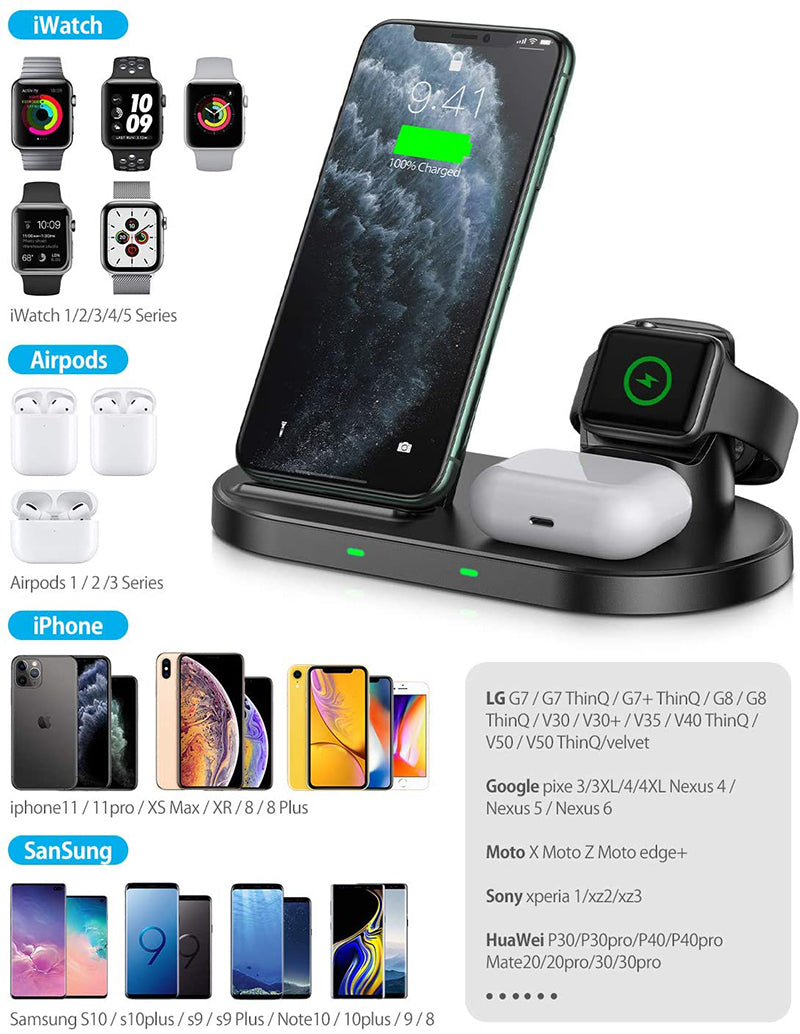Chargeur sans fil multifonctionnel